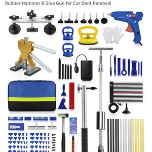 Car Dent Removal Kit with Blue Glue Gun